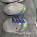 Carbon fiber cloth surface perforated hard felt disc